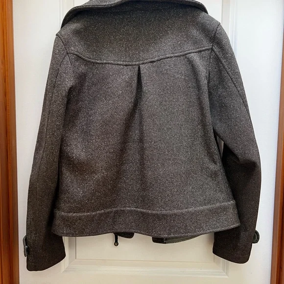 Lululemon Athletica Dark Brown Tweed Bomber Jacket - Picture 4 of 4